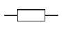 Electrical symbol for a resistor