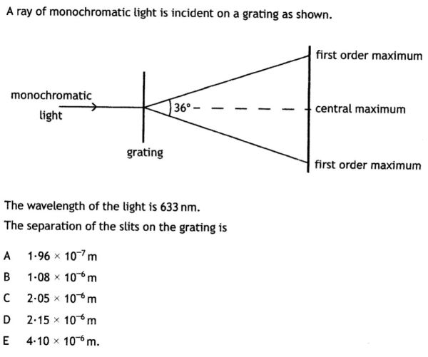 SQA 2016 MC Question 13