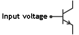 the circuit symbol for an npn transistor